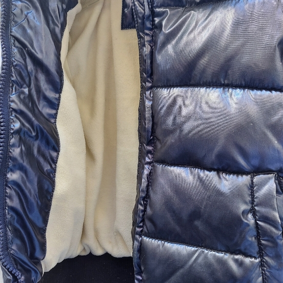 Tahari Kid's Metallic Puffer Jacket - Picture 6 of 15